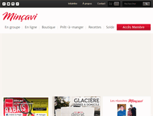 Tablet Screenshot of mincavi.com